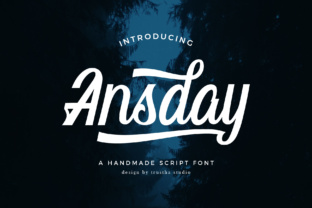 Ansday: A Handmade Script Font for Modern Web Design