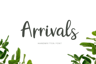 Arrivals: A Fresh Handmade Font for Crafters