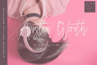 Austin Worth: A Handwritten Typeface for Editorial Charm