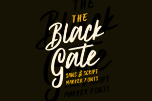 Black Gate: The Handmade Typeface for Bold Brand Stories