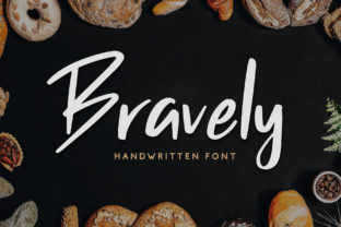 Bravely: A Handwritten Font for Editorial Design