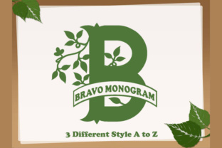 Bravo Monogram: A Modern Typeface for Bold Brand Identity