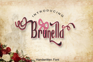Brunella Font: A Handwritten Typeface for Makers