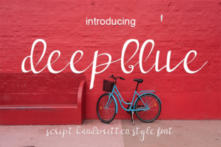Deepblue: A Handwritten Typeface for Editorial Stories