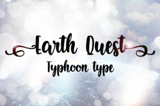 Earth Quest Font: A Handcrafted Typeface for Small Business Branding