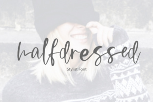 Halfdressed: A Romantic Script Font for Authentic Branding