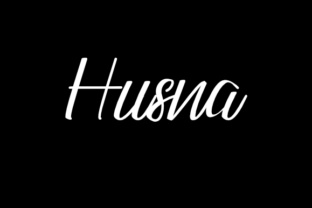 Husna Script Font: The Perfect Typeface for Handmade Brands