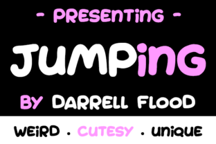 Jumping: A Playful Typeface for Dynamic Web Design