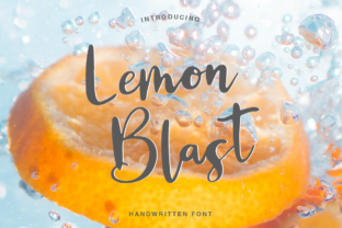 Lemon Blast: The Fresh Typeface for Small Business Branding