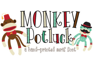 Monkey Potluck: A Playful Typeface for Editorial Design