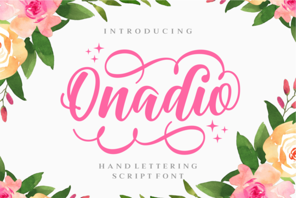 Onadio: A Script Font That Elevates Small Business Branding