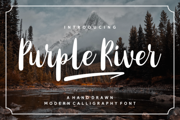 Purple River: The Hand-Drawn Font for Scroll-Stopping Marketing