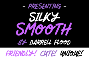 Silky Smooth: A Flowy Typeface for Editorial Design
