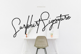 Surfshirt Signature: A Handwritten Typeface for Makers