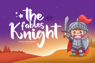 The Fables Knight: A Cheerful Script Font for Crafters