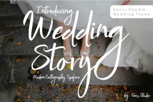 Wedding Story: A Handwritten Typeface for Bold Branding