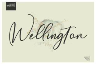 Wellington: A Bold Script for Modern Brand Identity
