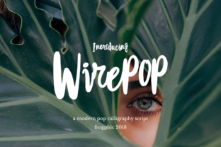 Wirepop Font Review: Bold Script for Campaigns